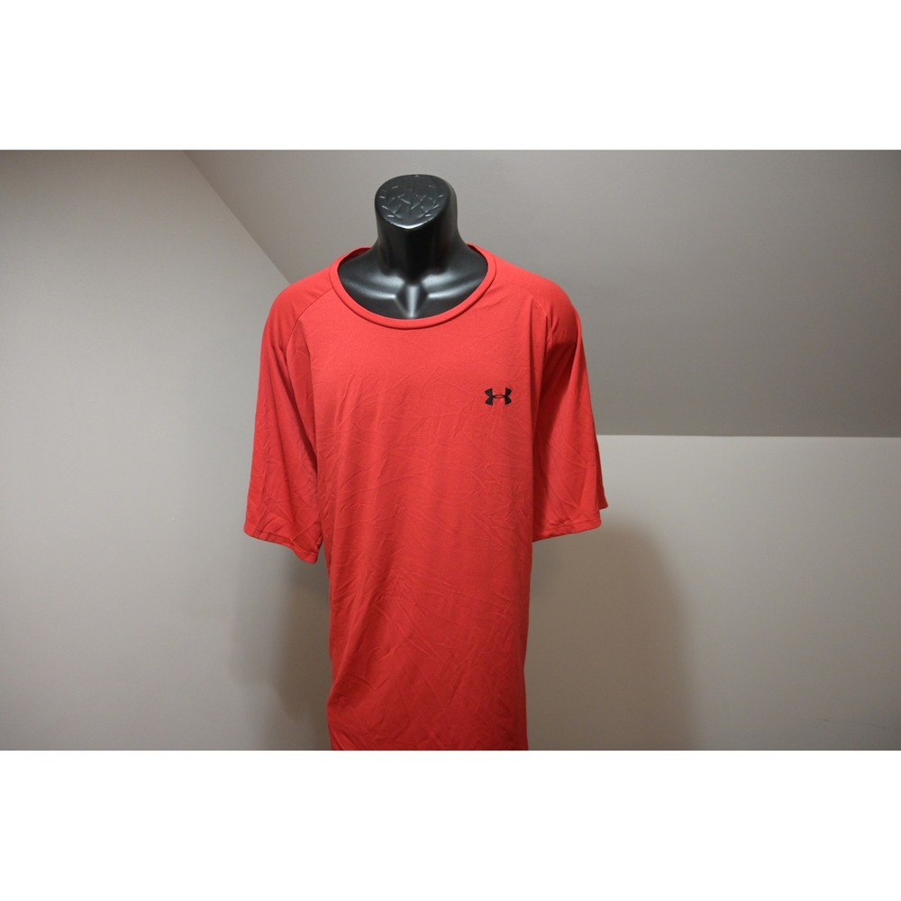 Under Armour‎ The Tech Tee Mens 4XL Red Short Sleeve Performance Gym Shirt
